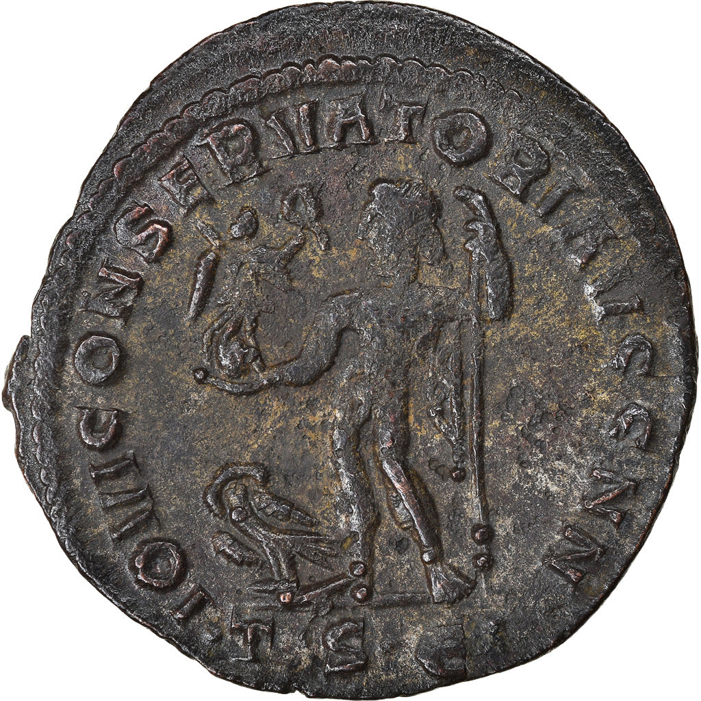 Coin, Constantine I, Follis, 312-313, Thessalonica, AU(50-53), Bronze, RIC:61b