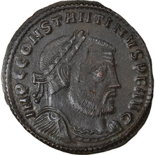 Coin, Constantine I, Follis, 312-313, Thessalonica, AU(50-53), Bronze, RIC:61b