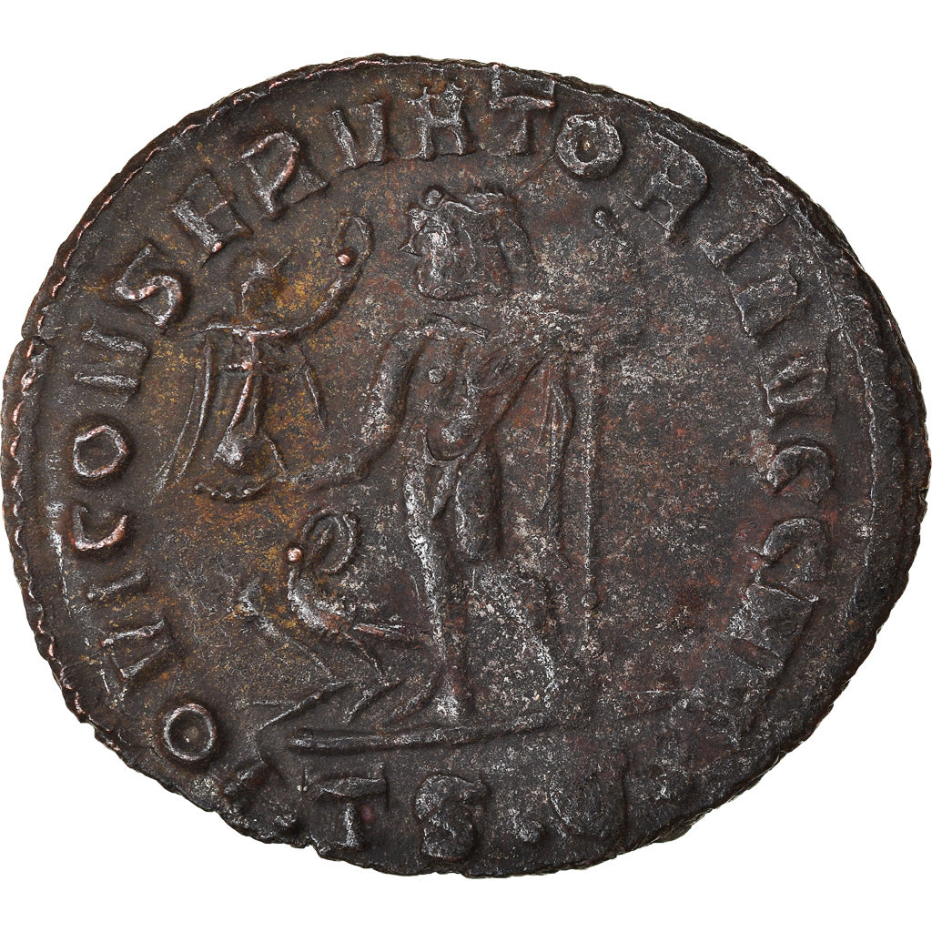 Coin, Constantine I, Follis, 312-313, Thessalonica, EF(40-45), Bronze, RIC:61b
