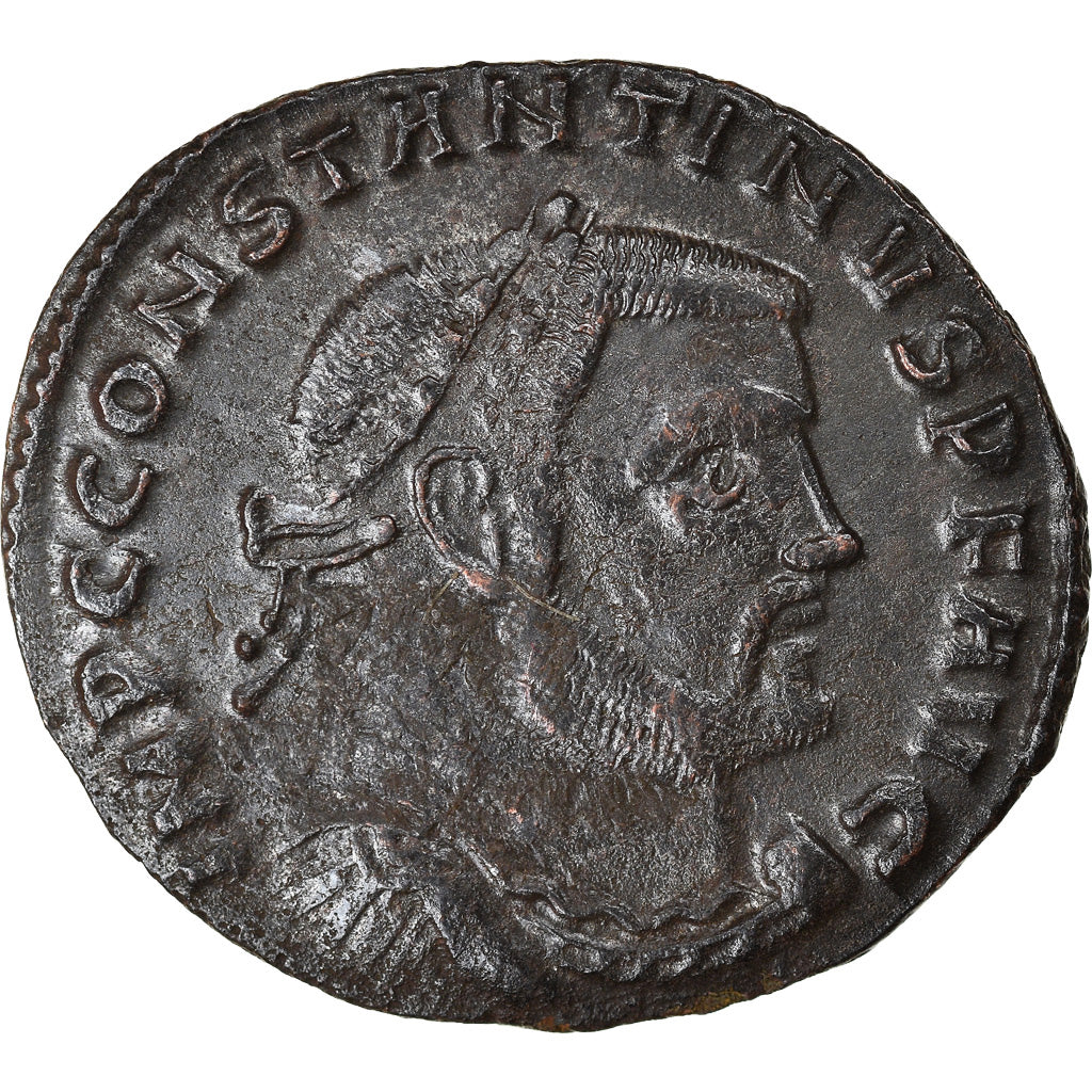 Coin, Constantine I, Follis, 312-313, Thessalonica, EF(40-45), Bronze, RIC:61b