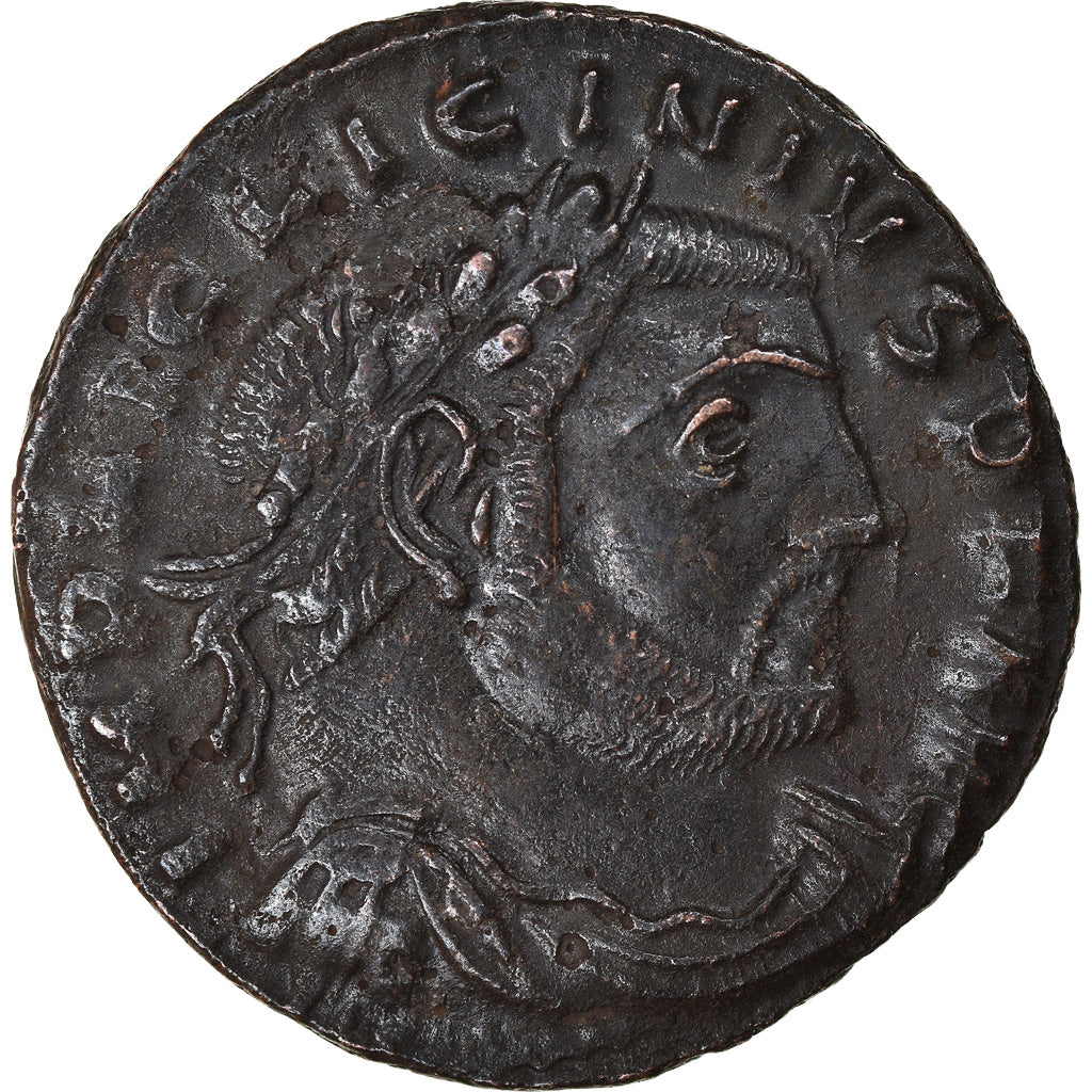 Coin, Licinius I, Follis, 312-313, Thessalonica, AU(50-53), Bronze, RIC:59