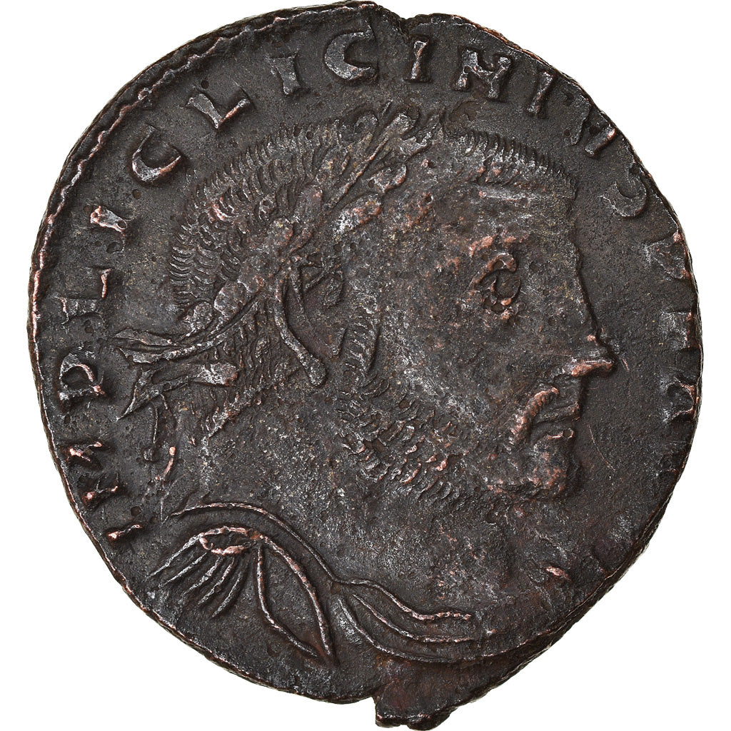 Coin, Licinius I, Follis, 312-313, Thessalonica, AU(50-53), Bronze, RIC:59