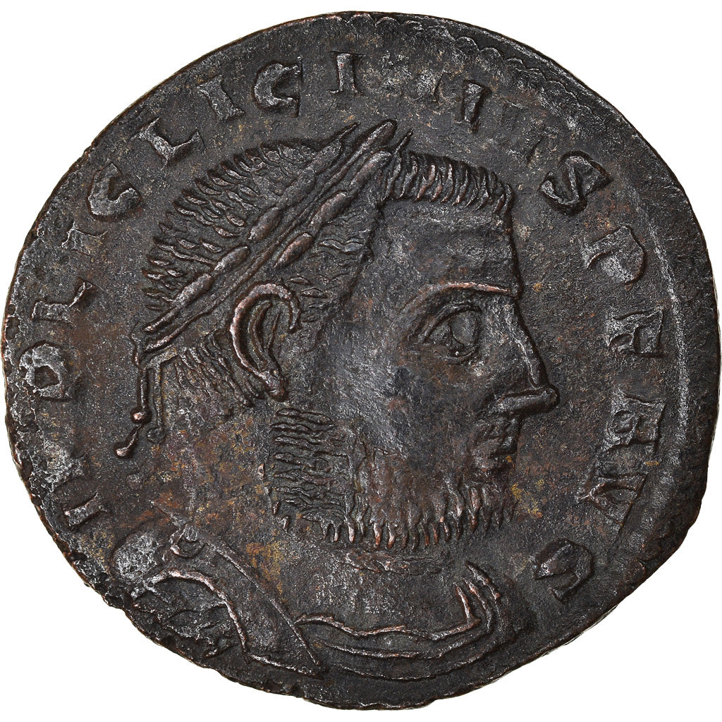 Coin, Licinius I, Follis, 312-313, Thessalonica, EF(40-45), Bronze, RIC:59