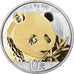 Coin, China, Panda, 10 Yüan, 2018, Colorised, MS(65-70), Silver