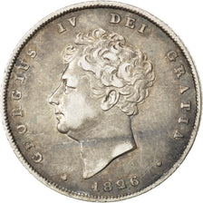 Moneta, Wielka Brytania, George IV, Shilling, 1826, EF(40-45), Srebro, KM:694
