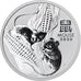 Monnaie, Australie, Année du Rat, 50 Cents, 2020, 1/2 Once, FDC, Argent