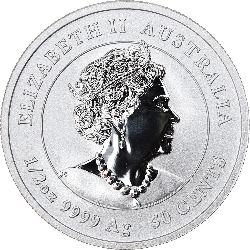 Monnaie, Australie, Année du Rat, 50 Cents, 2020, 1/2 Once, FDC, Argent