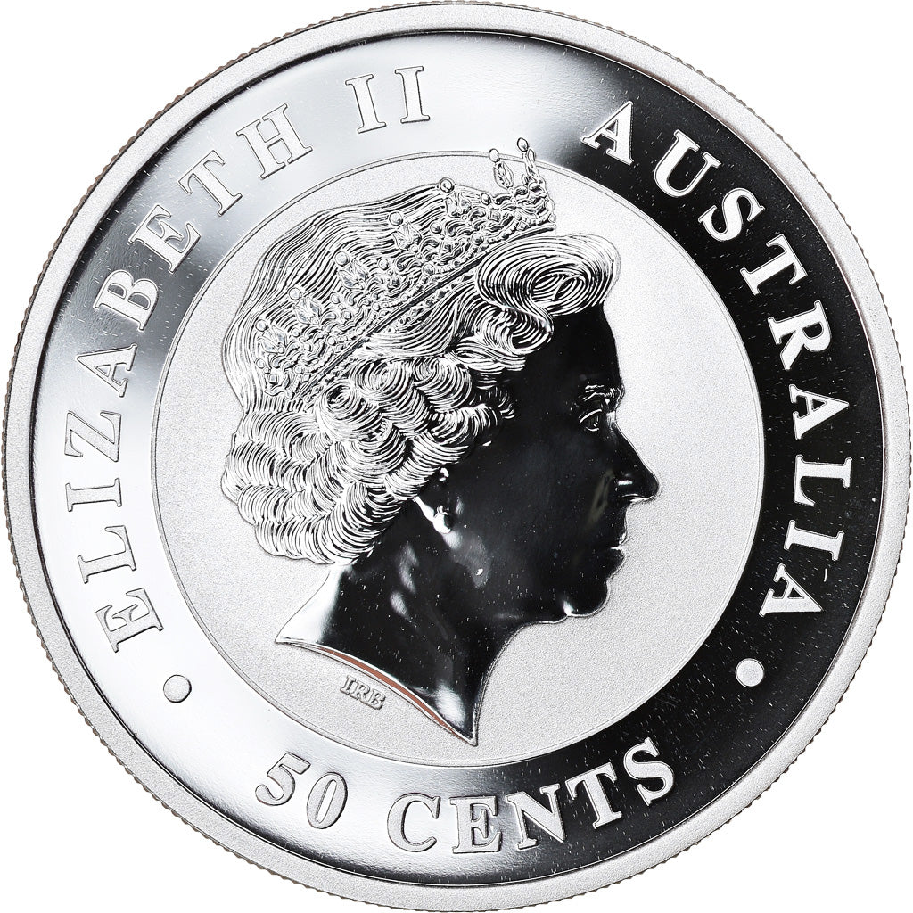 Coin, Australia, Australian Koala, 50 Cents, 2013, 1/2 Oz, MS(65-70), Silver