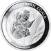 Coin, Australia, Australian Koala, 50 Cents, 2013, 1/2 Oz, MS(65-70), Silver