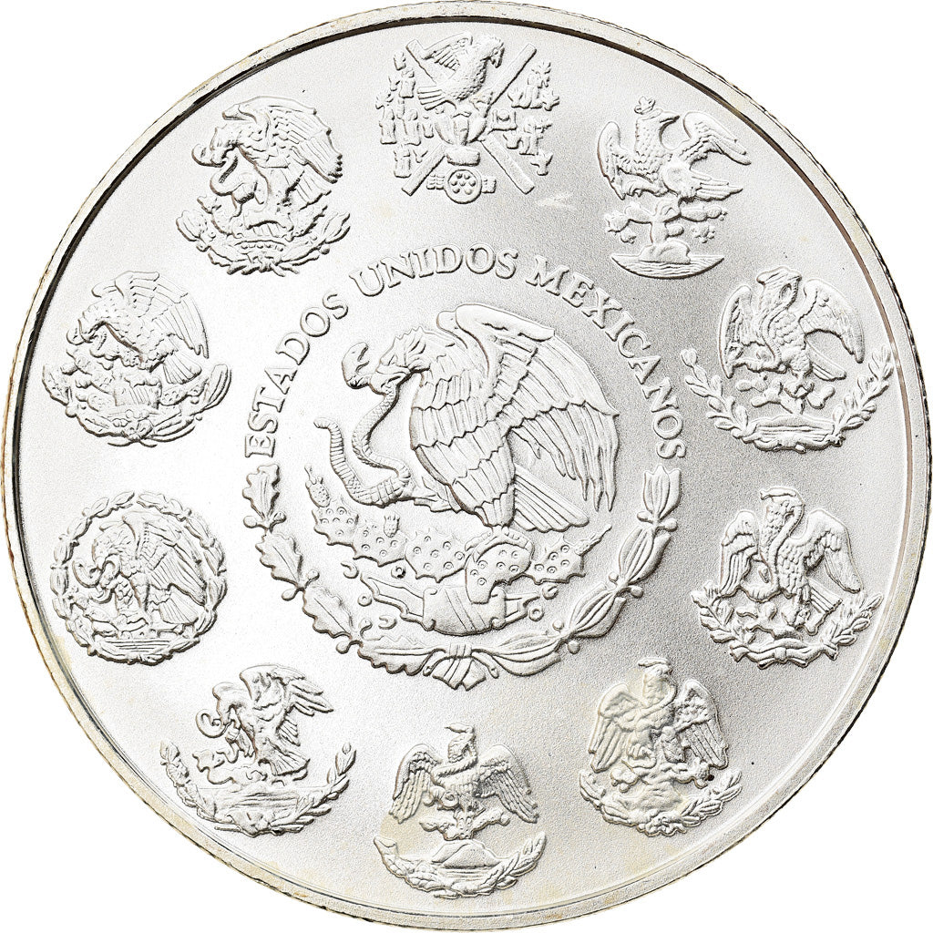 Coin, Mexico, Libertad, 1 Onza, 2016, Bullion, MS(65-70), Silver