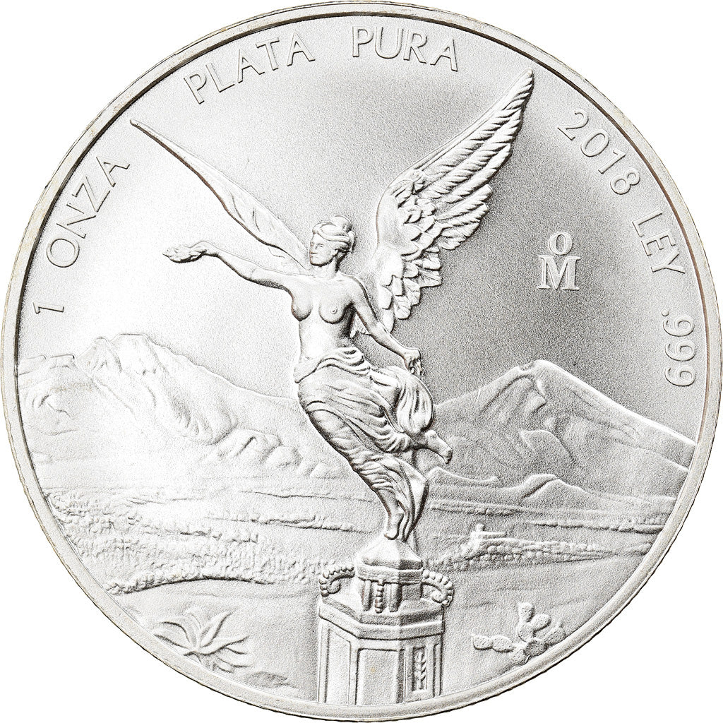 Monnaie, Mexique, Libertad, 1 Onza, 2018, Bullion, FDC, Argent