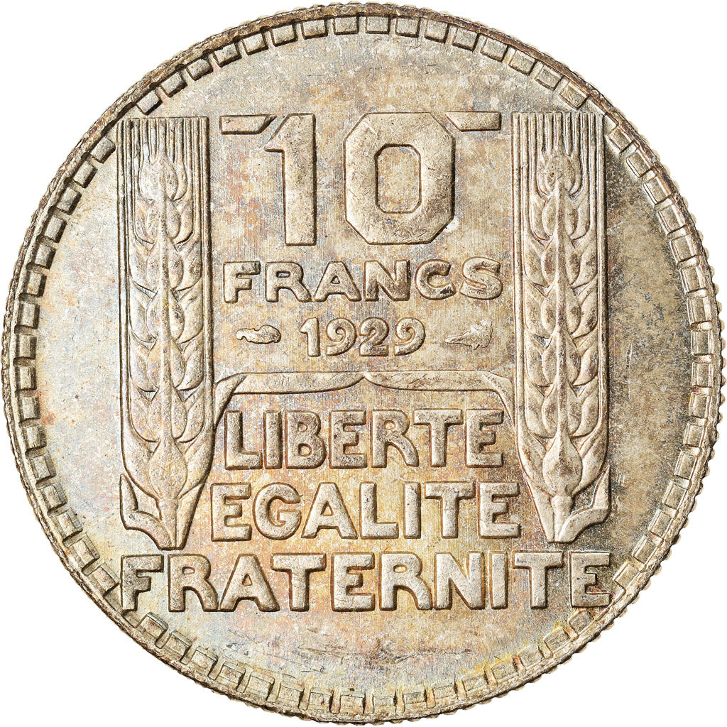 Münze, Frankreich, Turin, 10 Francs, 1929, Paris, VZ+, Silber, KM:878