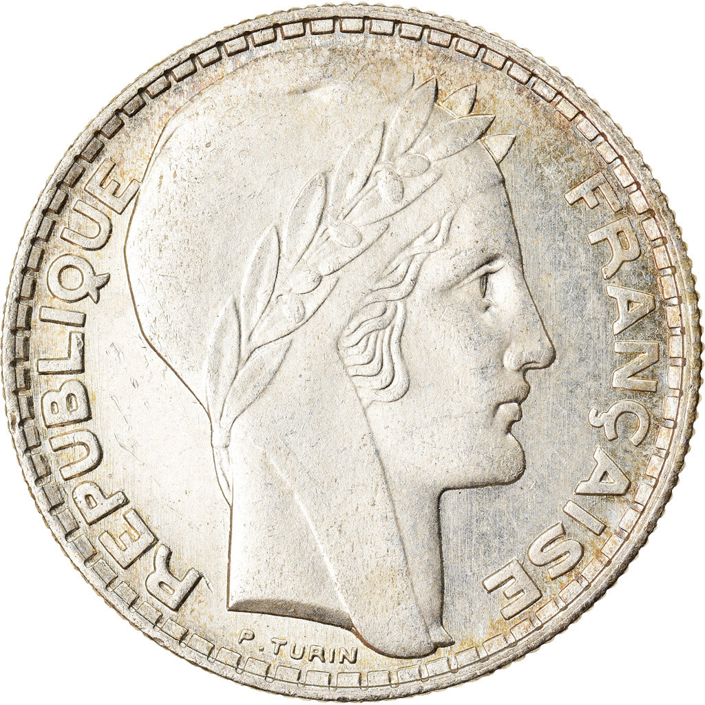 Coin, France, Turin, 10 Francs, 1929, Paris, MS(60-62), Silver, KM:878