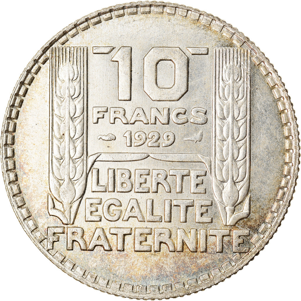Coin, France, Turin, 10 Francs, 1929, Paris, MS(60-62), Silver, KM:878