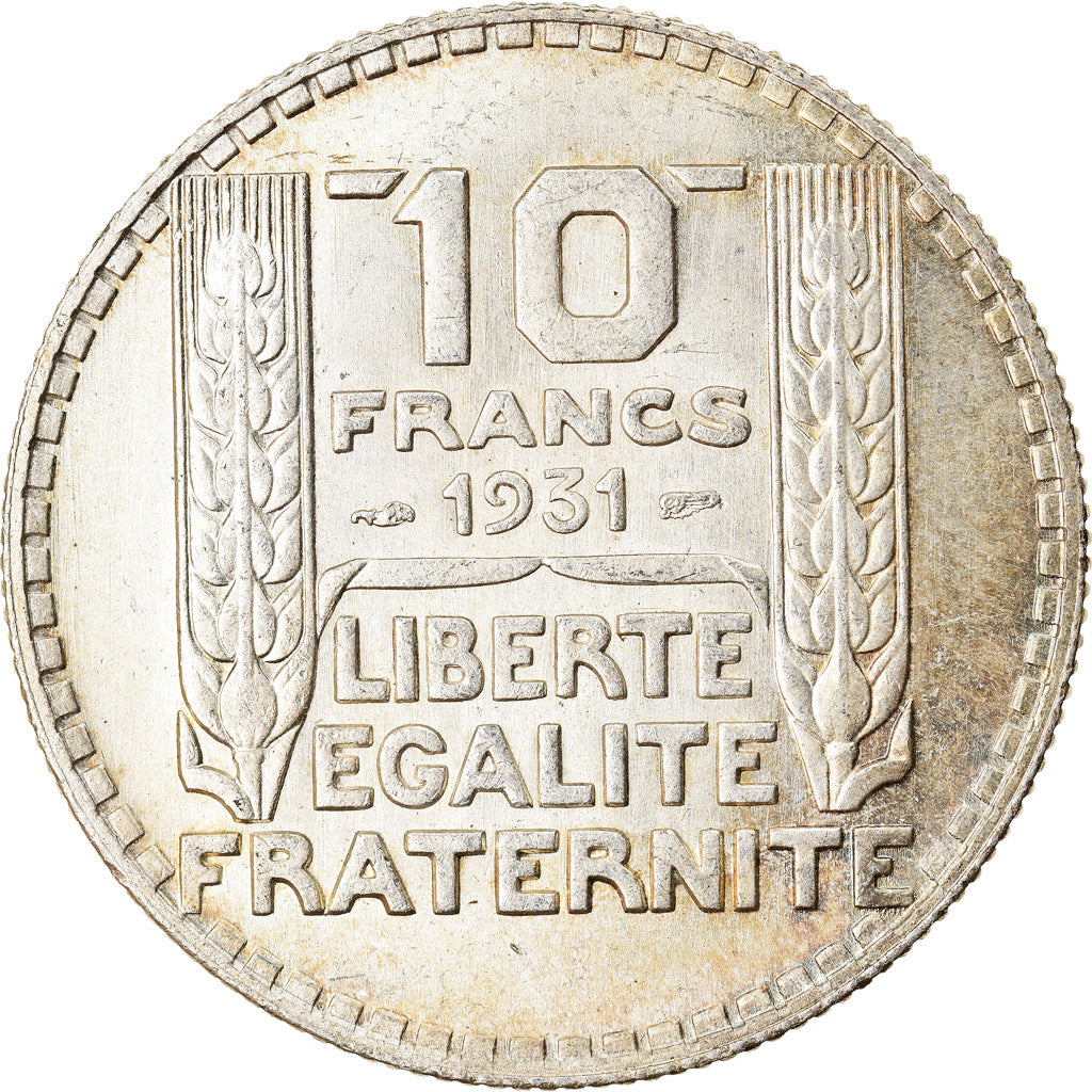 Coin, France, Turin, 10 Francs, 1931, Paris, MS(60-62), Silver, KM:878