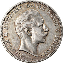 Coin, German States, PRUSSIA, Wilhelm II, 5 Mark, 1903, Berlin, VF(30-35)