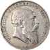Monnaie, Etats allemands, BADEN, Friedrich I, 5 Mark, 1904, Karlsruhe, TB+