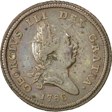 Coin, Isle of Man, 1/2 Penny, 1786, Pobjoy Mint, EF(40-45), Copper, KM:8