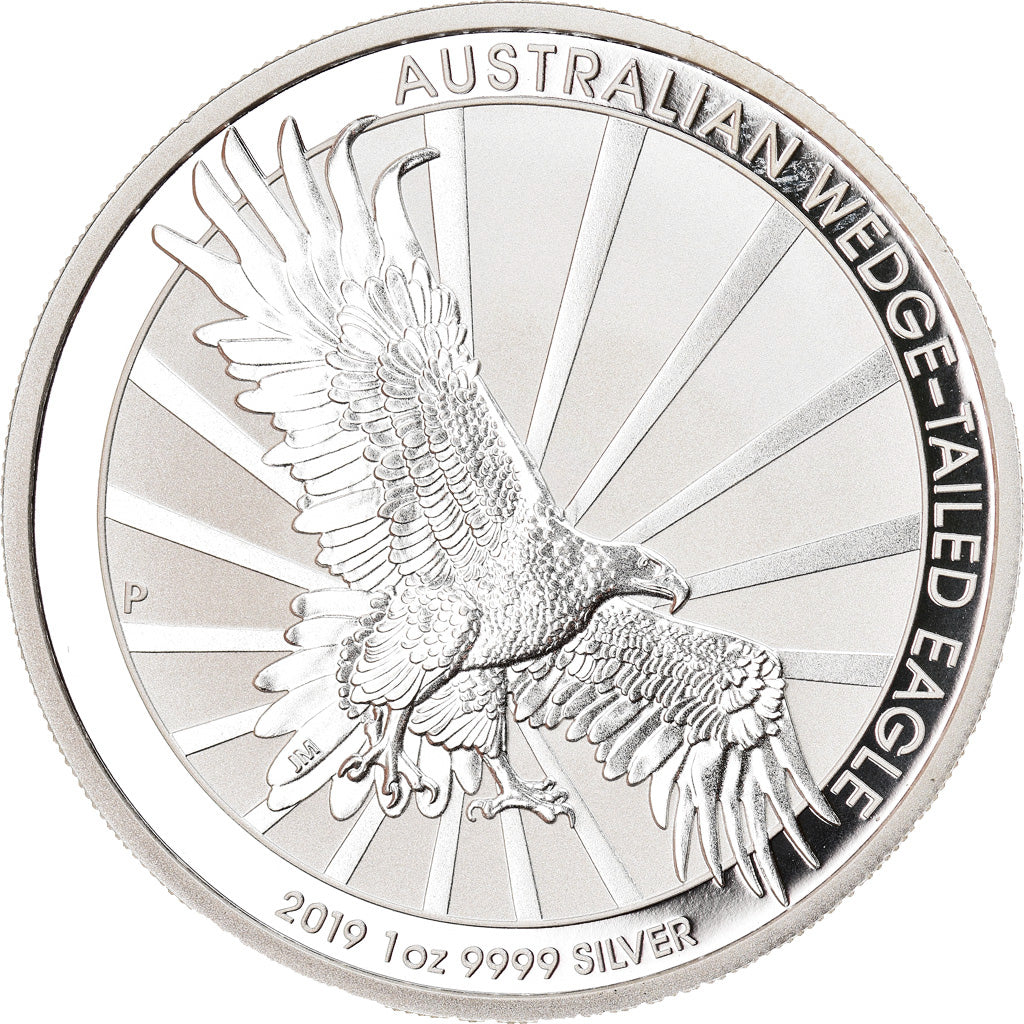 Coin, Australia, Australian Wedge-Tailed Eagle, 1 Dollar, 2019, 1 Oz, MS(65-70)