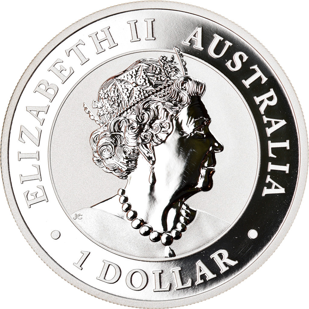 Coin, Australia, Australian Nugget, 1 Dollar, 2019, 1 Oz, MS(65-70), Silver