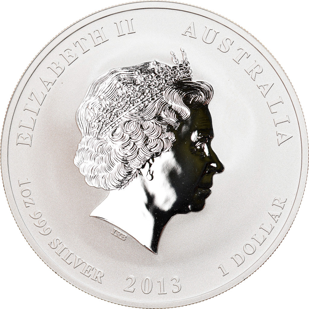 Moneda, Australia, Year of the Snake, 1 Dollar, 2013, 1 Oz, FDC, Plata