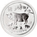 Coin, Australia, Year of the Pig, 1 Dollar, 2019, 1 Oz, MS(65-70), Silver
