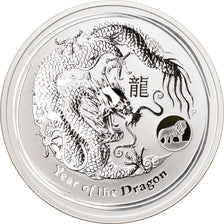 Münze, Australien, Year of the Dragon, 1 Dollar, 2012, 1 Oz, STGL, Silber