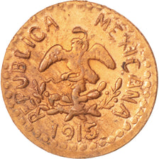 MEXICO-REVOLUTIONARY, 2 Centavos, 1915, KM #759, AU(55-58), Copper, 16, 1.43