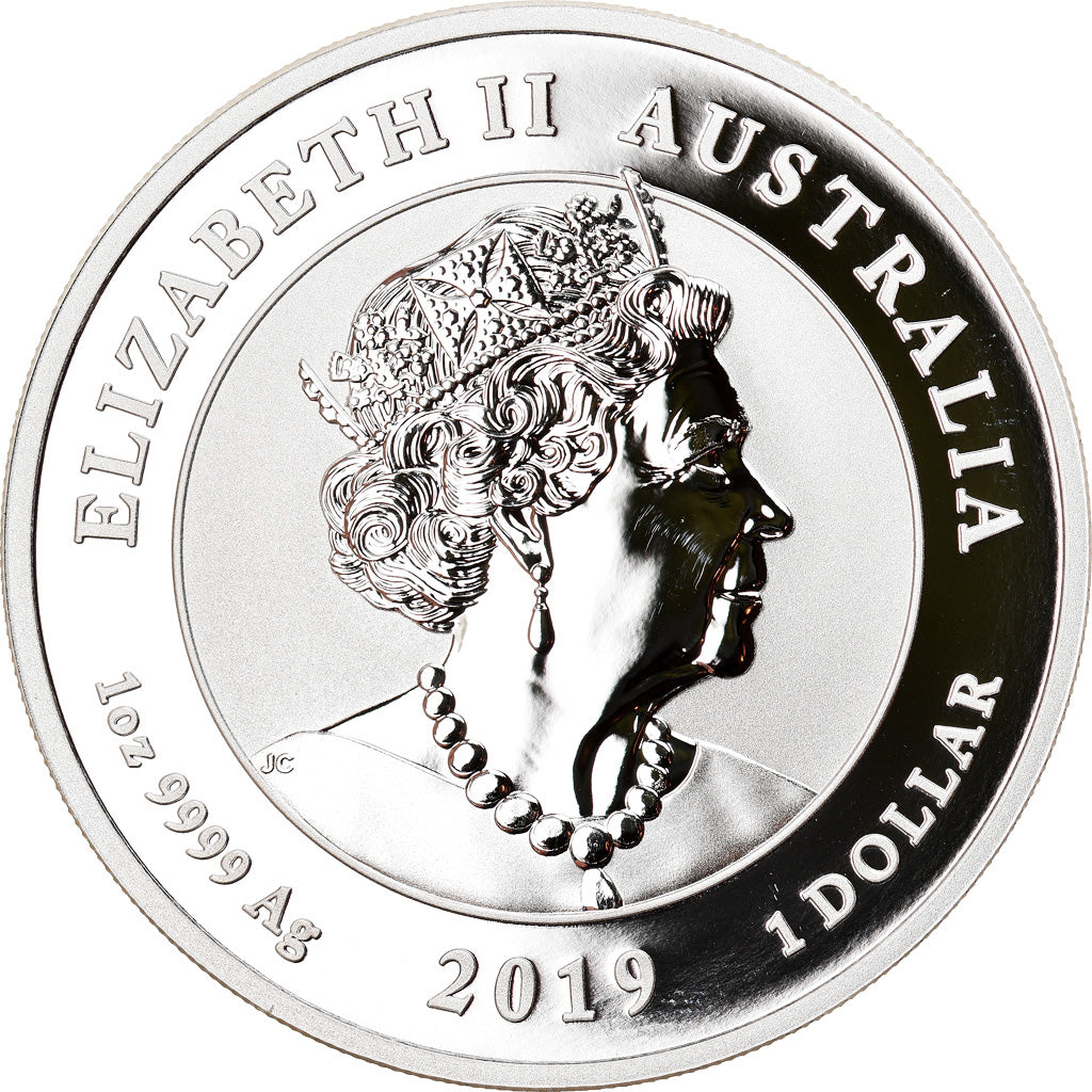 Moneda, Australia, Moon Landing, 1 Dollar, 2019, 1 Oz, FDC, Plata