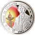 Belgium, 10 Euro, Pierre de Coubertin, 2012, Colourized, MS(65-70), Silver