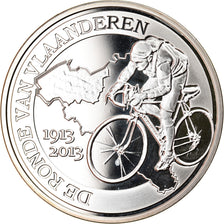 Belgium, 10 Euro, Tour of Flanders, 2013, MS(65-70), Silver