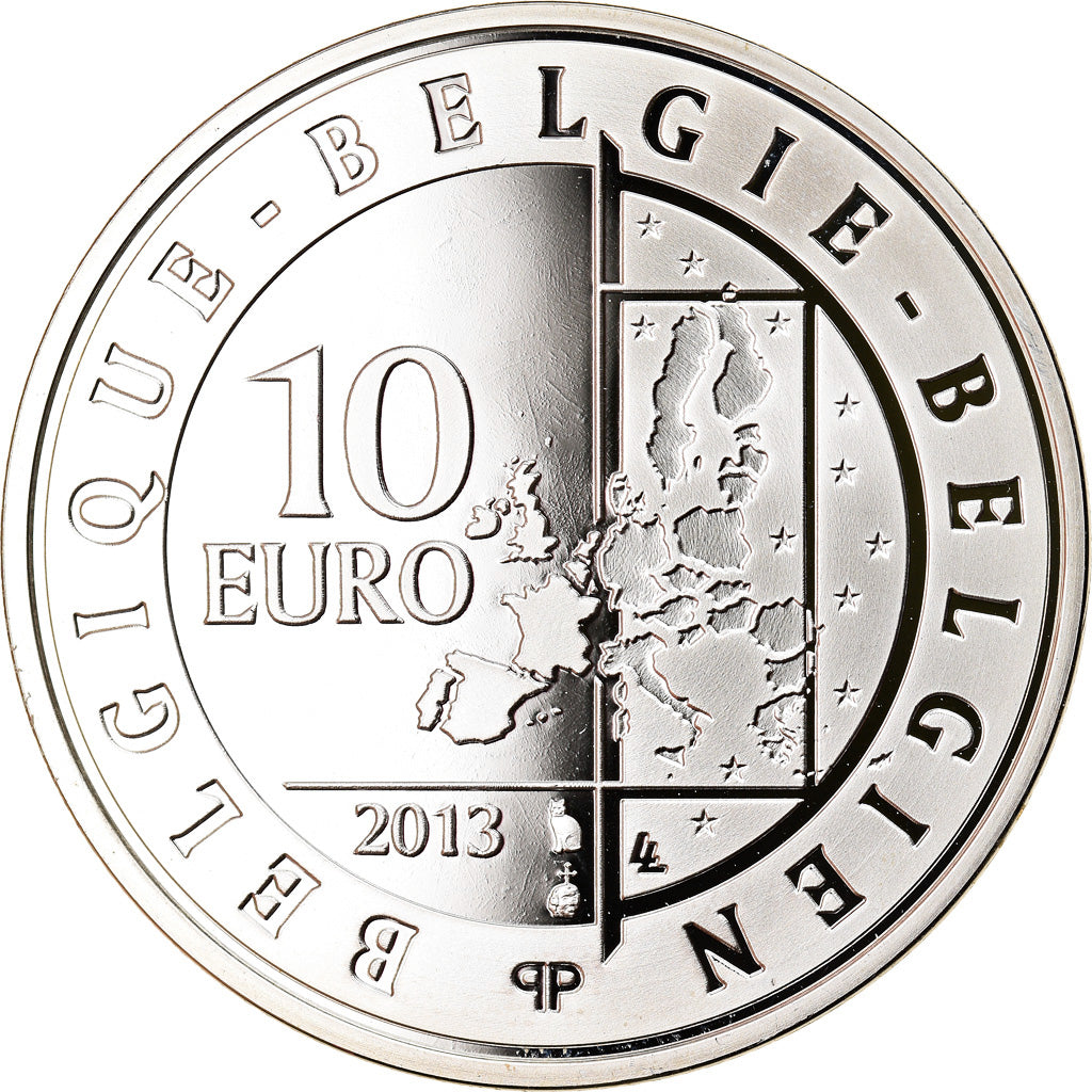Belgium, 10 Euro, Tour of Flanders, 2013, MS(65-70), Silver
