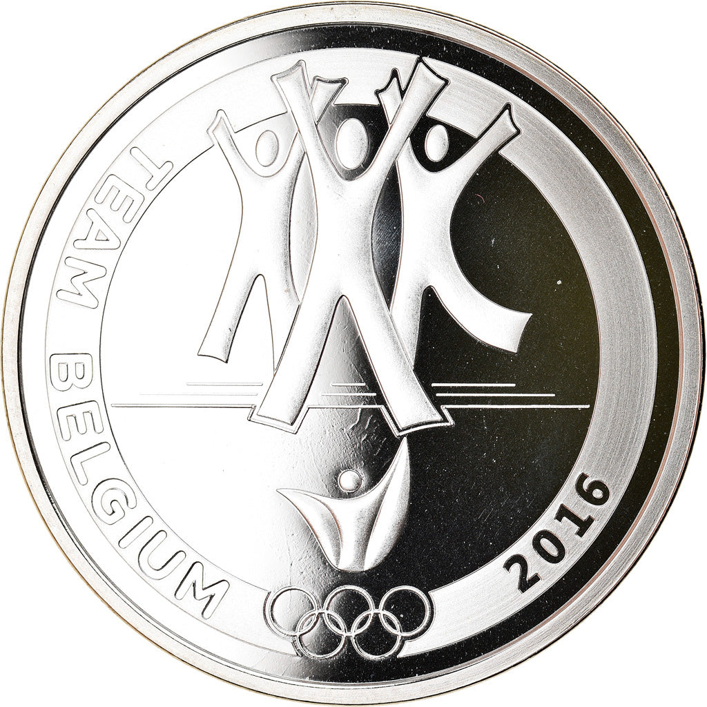 Belgium, 10 Euro, Team Belgium, 2016, MS(65-70), Silver