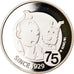 Belgio, 10 Euro, Tintin, 2004, FDC, Argento, KM:236