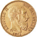 Coin, Belgium, Leopold II, 20 Francs, 20 Frank, 1875, AU(50-53), Gold, KM:37