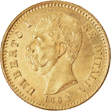 Monnaie, Italie, Umberto I, 20 Lire, 1882, Rome, SUP+, Or, KM:21