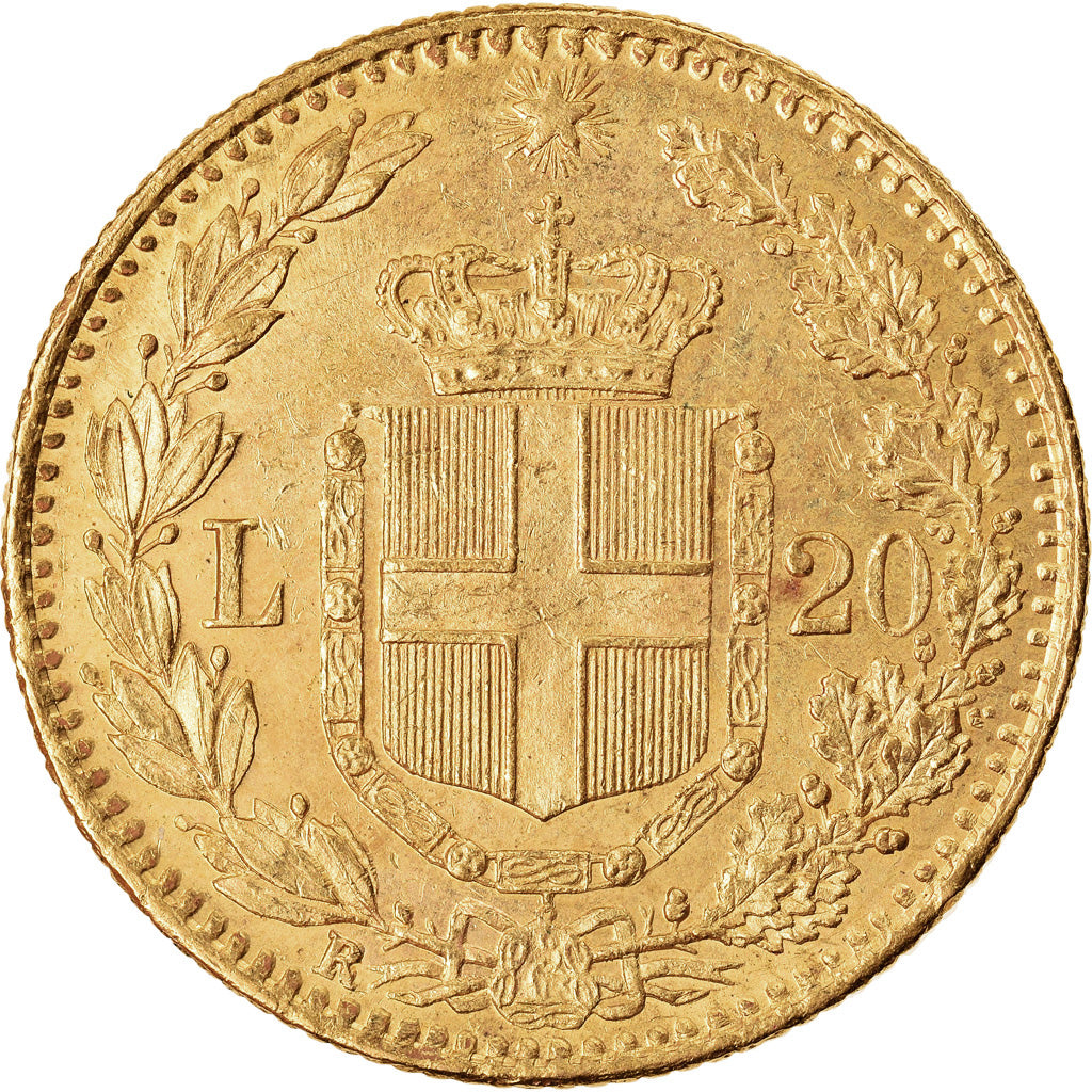 Monnaie, Italie, Umberto I, 20 Lire, 1882, Rome, SUP+, Or, KM:21