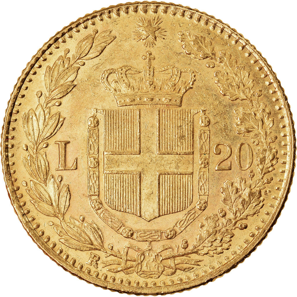 Monnaie, Italie, Umberto I, 20 Lire, 1882, Rome, SUP+, Or, KM:21