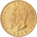 Munten, Italië, Vittorio Emanuele II, 20 Lire, 1866, Torino, PR+, Goud, KM:10.1