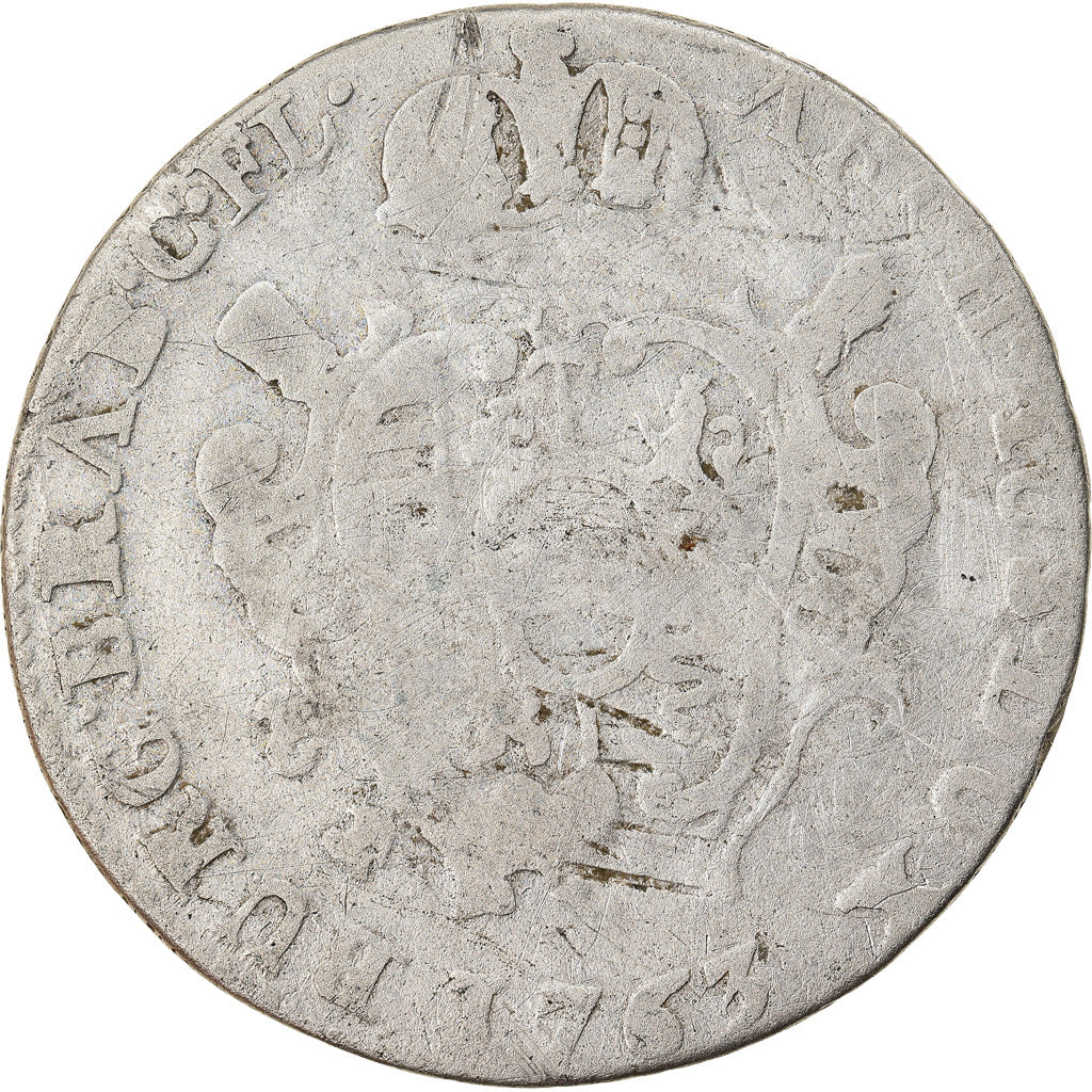 Coin, AUSTRIAN NETHERLANDS, Maria Theresa, Escalin, Schelling, 1763, Brussels