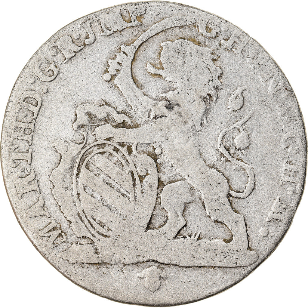 Coin, AUSTRIAN NETHERLANDS, Maria Theresa, Escalin, Schelling, 1763, Brussels