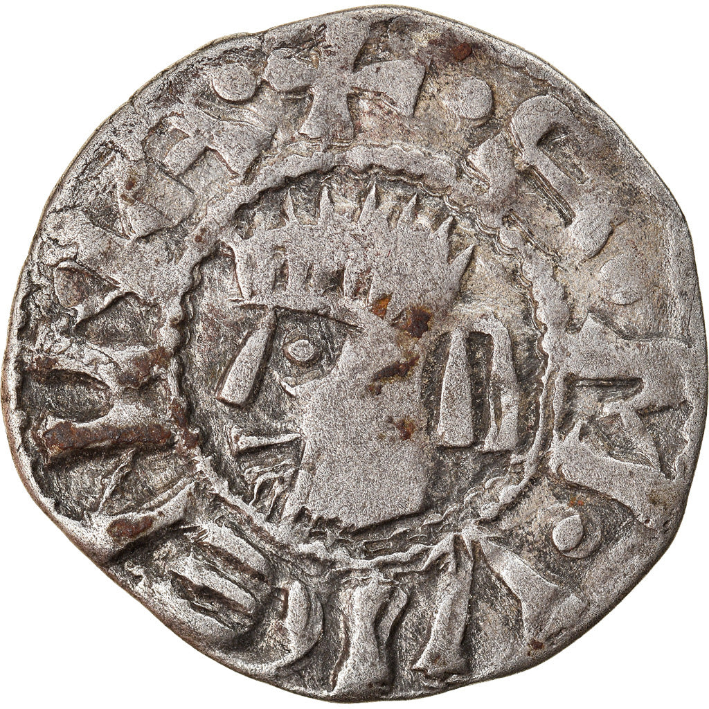 Coin, France, Dauphiné, Anonymous, Denarius, 13th century, Vienne, VF(30-35)