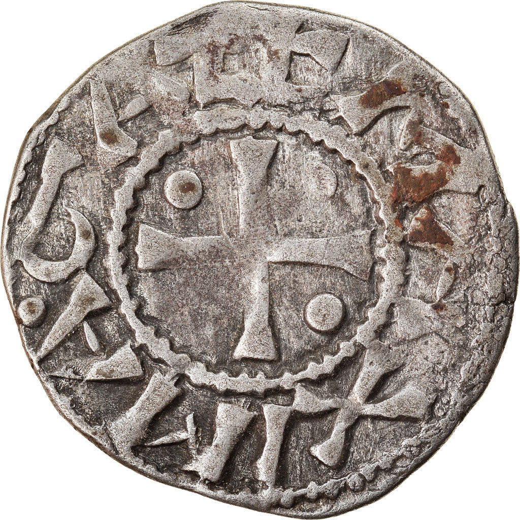 Coin, France, Dauphiné, Anonymous, Denarius, 13th century, Vienne, VF(30-35)