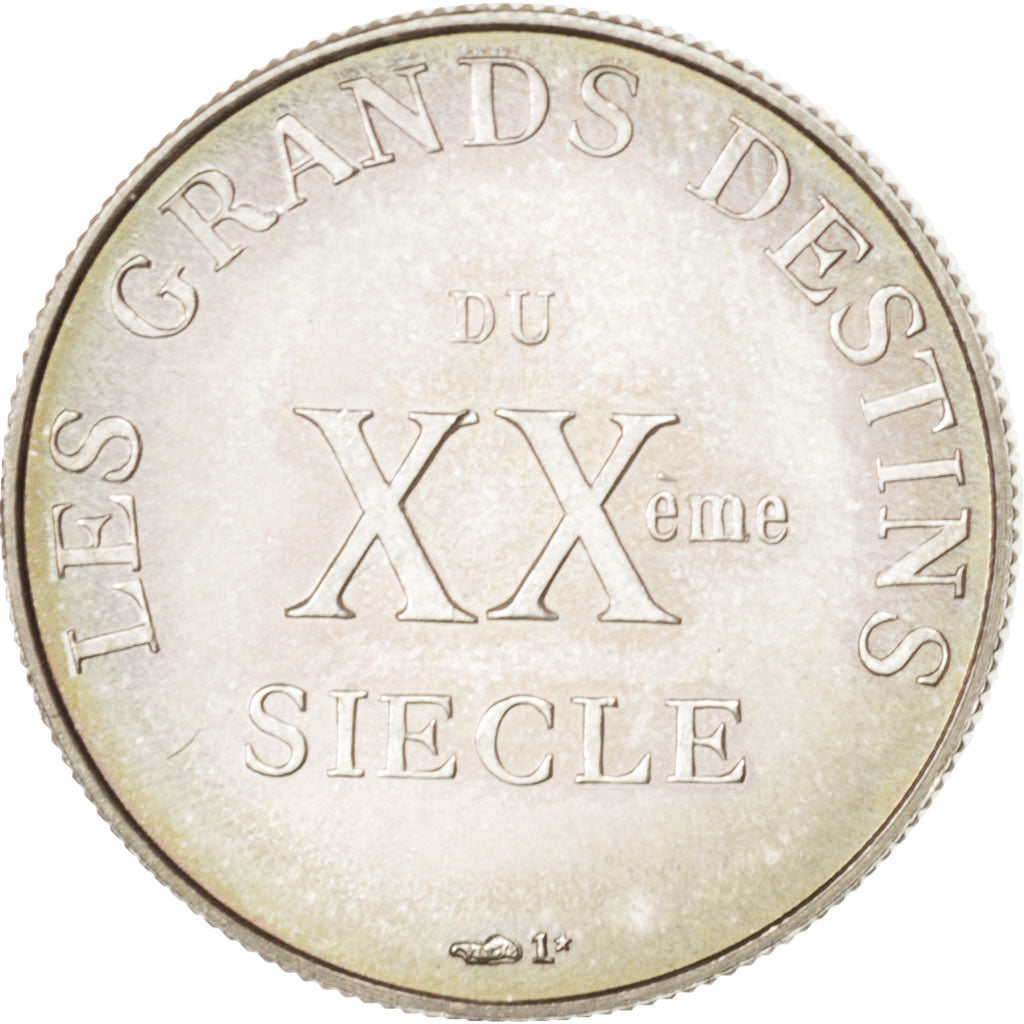 FRANCE, History, French Fifth Republic, Medal, MS(63), Silver, 21, 6.40