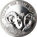 Coin, Great Britain, Year of the Sheep, 2 Pounds, 2015, 1 Oz, MS(65-70), Silver