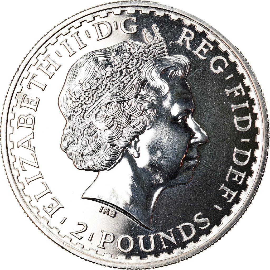 Monnaie, Grande-Bretagne, Elizabeth II, Britannia, 2 Pounds, 2007, 1 Oz, FDC