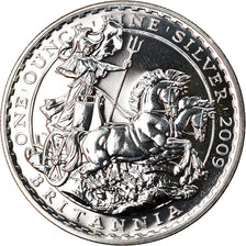 Coin, Great Britain, Elizabeth II, Britannia, 2 Pounds, 2009, 1 Oz, MS(65-70)