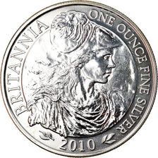 Monnaie, Grande-Bretagne, Elizabeth II, Britannia, 2 Pounds, 2010, 1 Oz, FDC