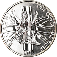Coin, Great Britain, Elizabeth II, Britannia, 2 Pounds, 2011, 1 Oz, MS(65-70)