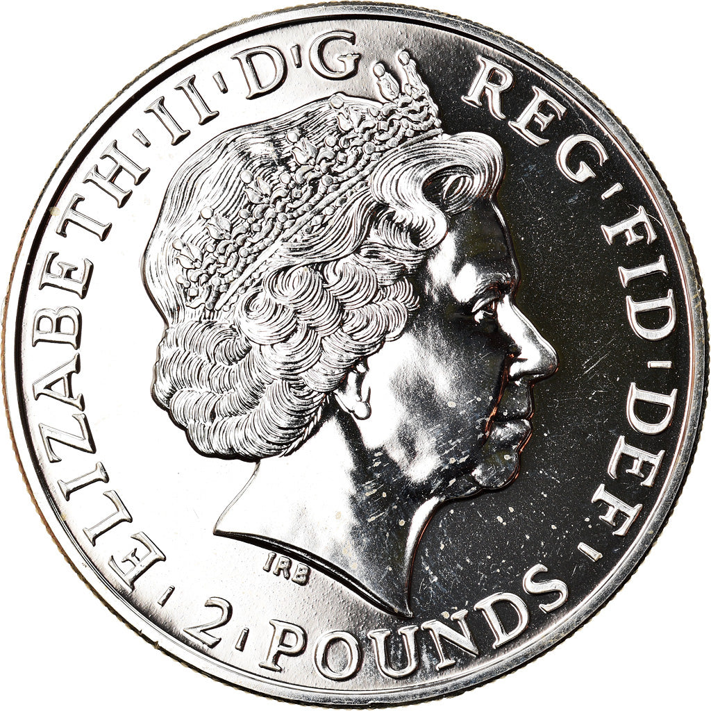 Coin, Great Britain, Elizabeth II, Britannia, 2 Pounds, 2011, 1 Oz, MS(65-70)